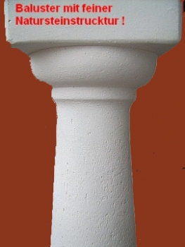 Preview: Balustradengeländer 92cm hoch